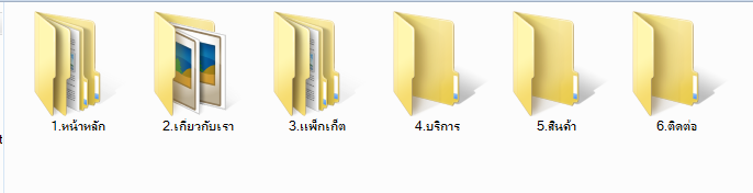 การเตรียมข้อมูลเว็บไซต์